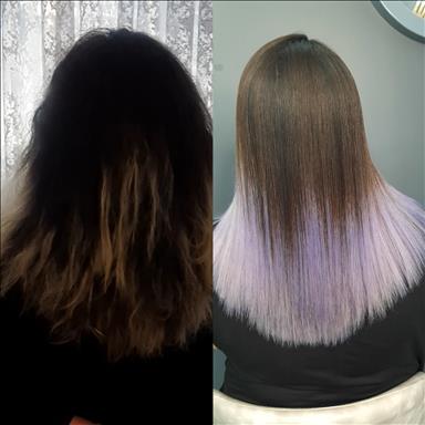 سالن زیبایی رنگ و کراتین سما  در  اسلامشهر